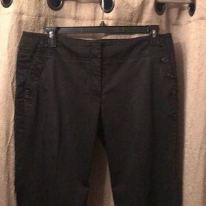 Loft Marissa 12 Black Sailor style slacks